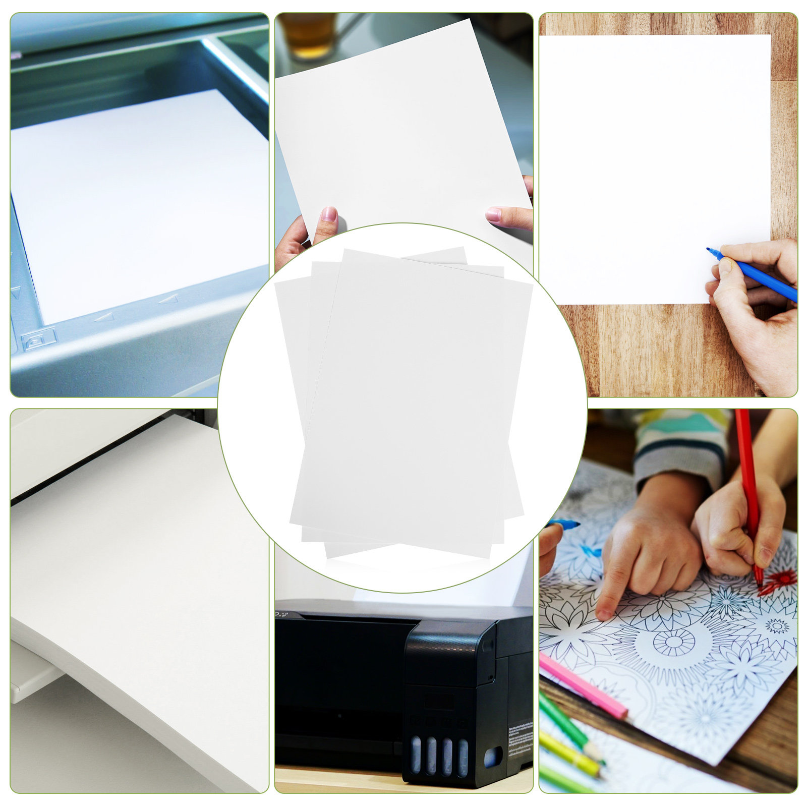 Laser Printer Home - 100 Folhas de Papel A4 para