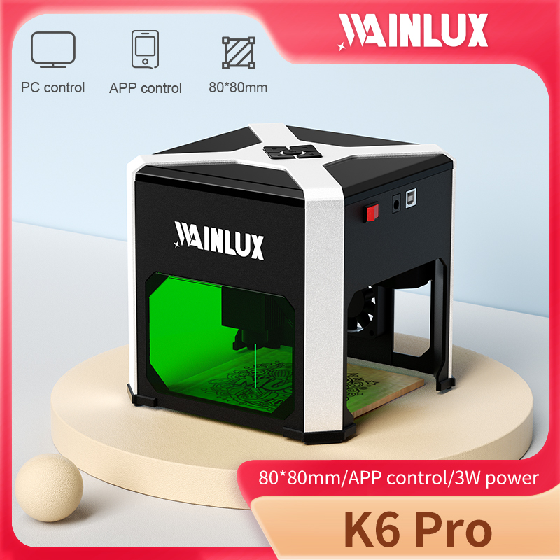 Laser Printer Home - Wainlux-Mini Gravação a Laser e Máquina