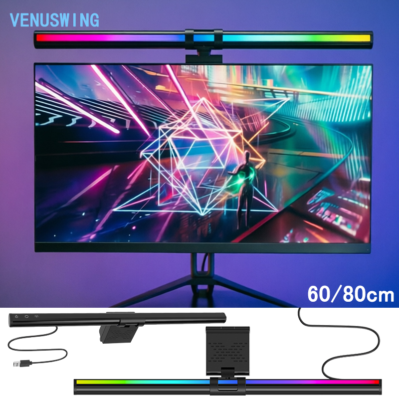 Home Office Work - Luz RGB 60/80cm para Ambiente de