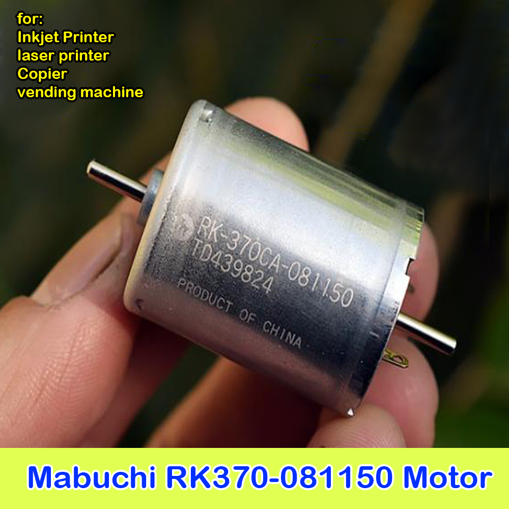 Laser Printer Home - Mabuchi RK370-081150 motor dc 12v-24v 3450rpm