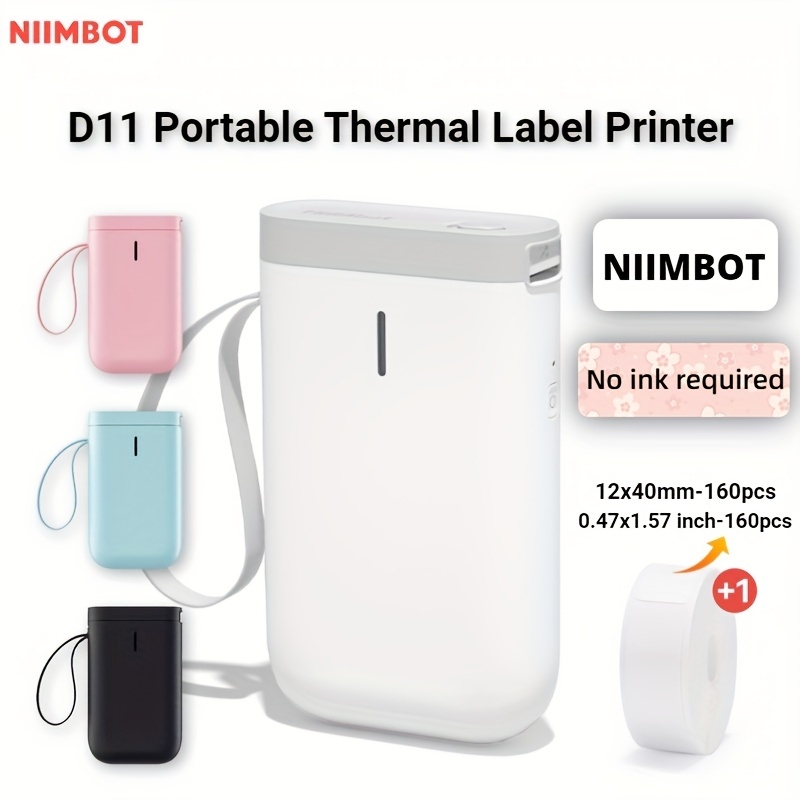Laser Printer Home - NIIMBOT-D11 Máquina térmica portátil Label Maker,