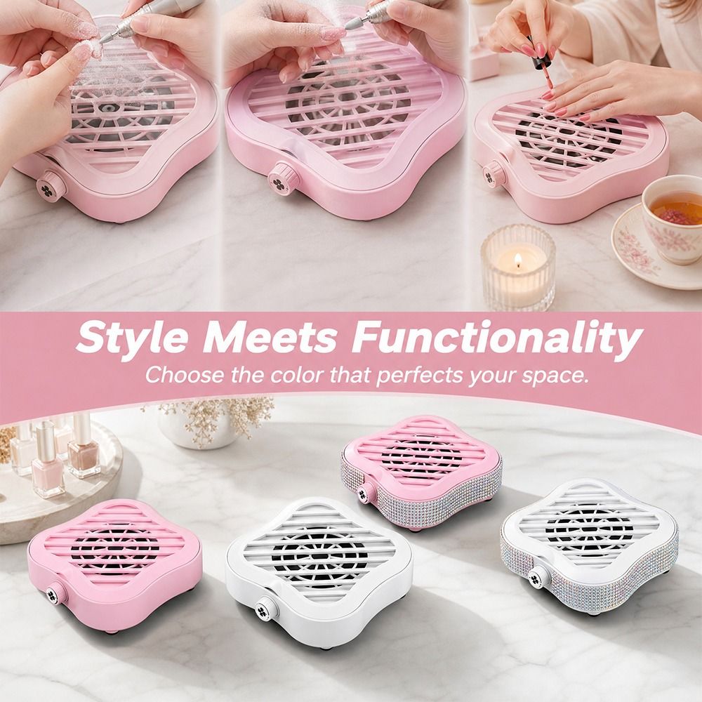 Usb Desk Fan - Mini Aspirador de Pó para Unhas