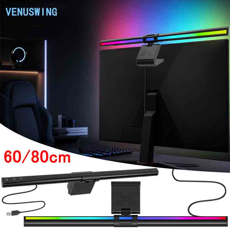 Home Office Work - Barra de Luz para Monitor RGB