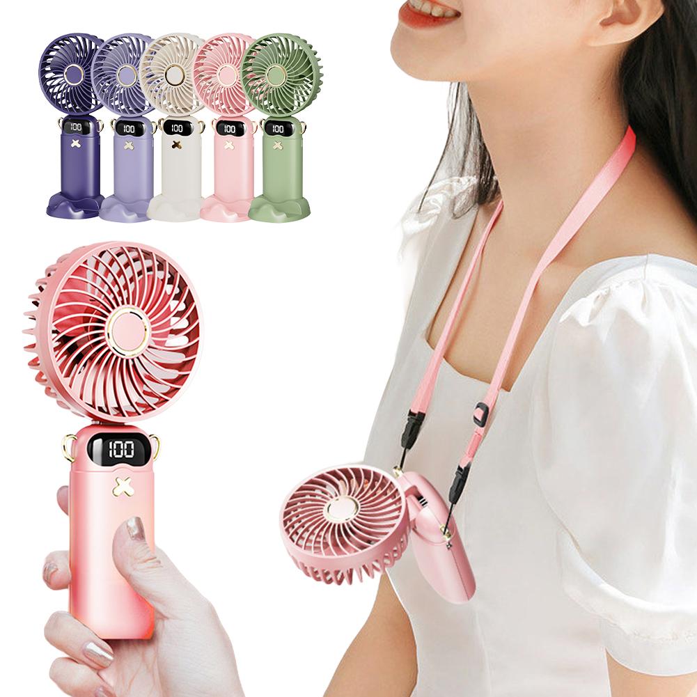 Usb Desk Fan - Mini Ventilador Portátil USB Recarregável com