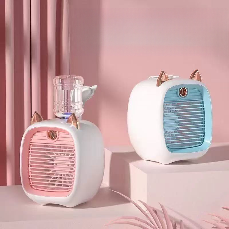Usb Desk Fan - Ventilador portátil mini ar condicionado, ventilador