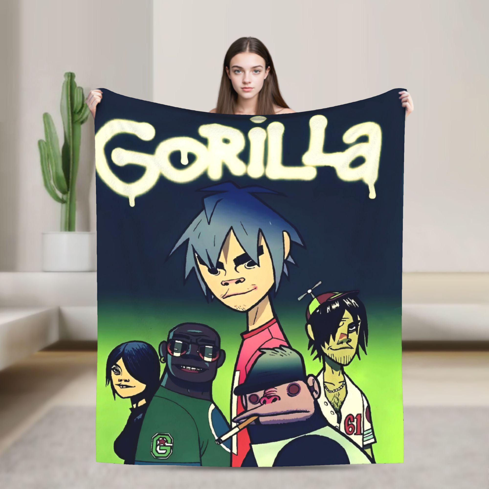Home Office British - Britânico gorillazs virtual banda rock hip-hop