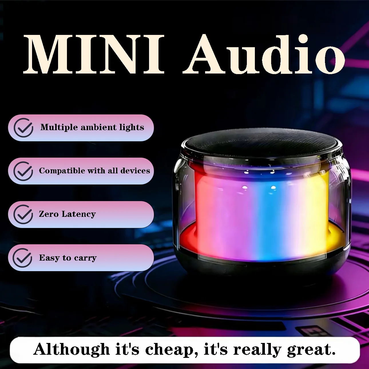 IJENMT MINI USB Wireless Speak - Home Office Tim avaliação e preço