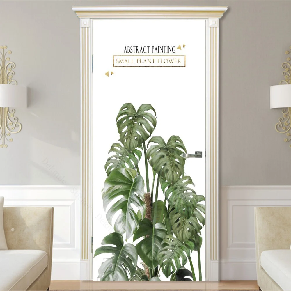 Adesivo de porta 3d folha plan - Home Office Wallpaper avaliação e preço