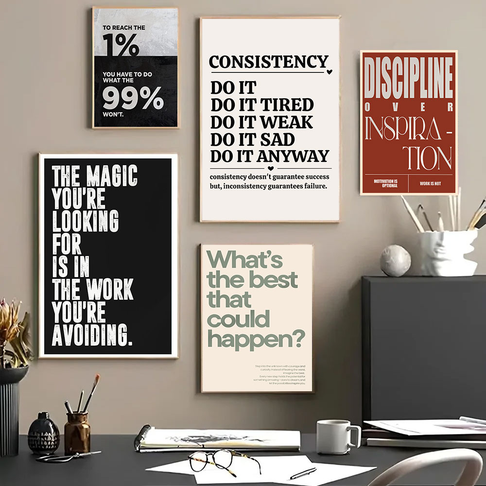 Citações Motivacionais Minimal - Home Office Room Inspiration avaliação e preço