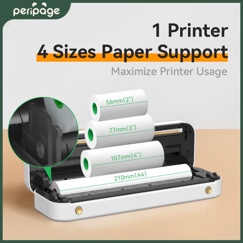 Peripage-Portátil Mini Inkless - Laser Printer Home avaliação e preço
