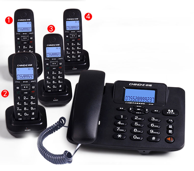 Telefone Sem Fio 1-4 Aparelhos - Home Office Call Center avaliação e preço