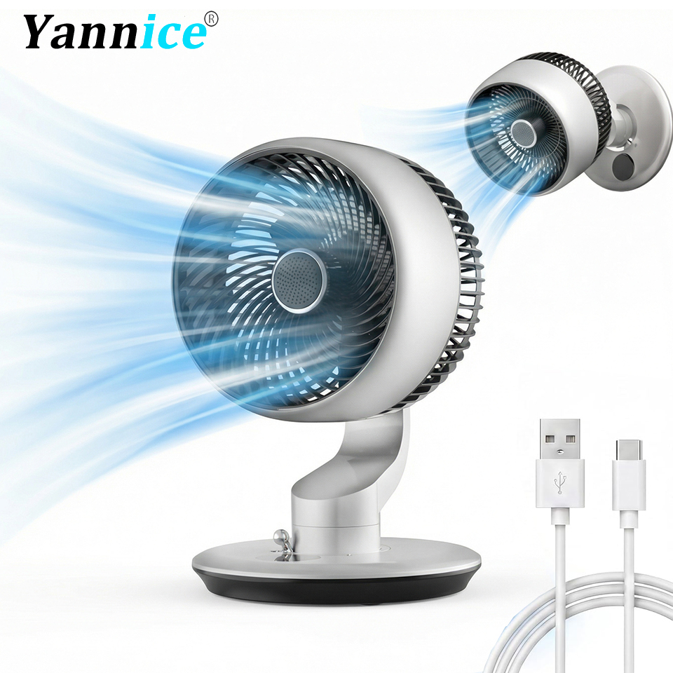 Ventilador de Mesa USB 7800mAh - Usb Desk Fan avaliação e preço