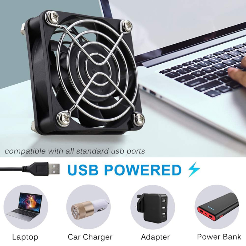 8/12cm 12v usb alimentado comp - Usb Desk Fan avaliação e preço