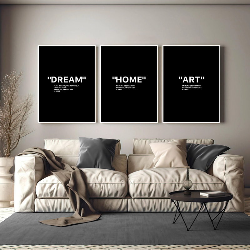 Pôsteres em Tela HD com Citaçõ - Home Office Room Inspiration avaliação e preço