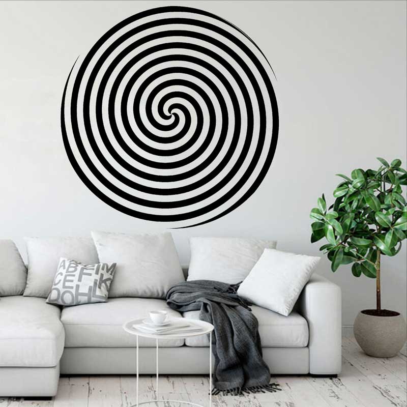 Círculo design espiral visão a - Home Office Wallpaper avaliação e preço