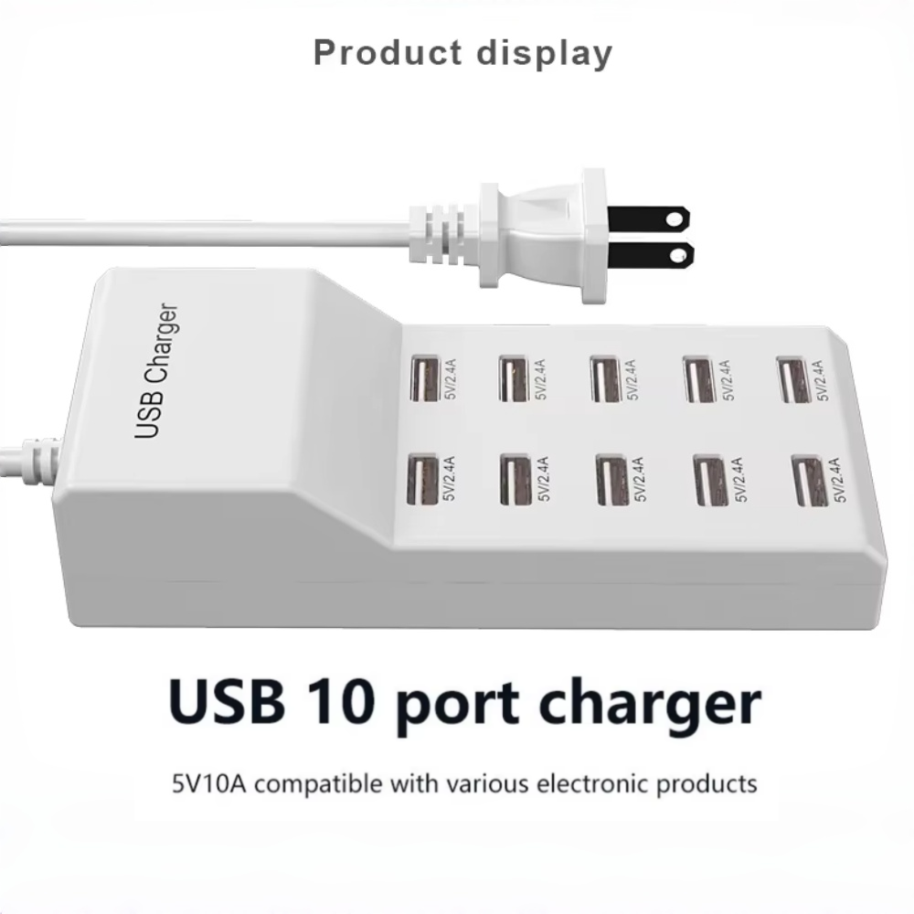 10 portas usb hub carregador r - Home Office In Uk avaliação e preço