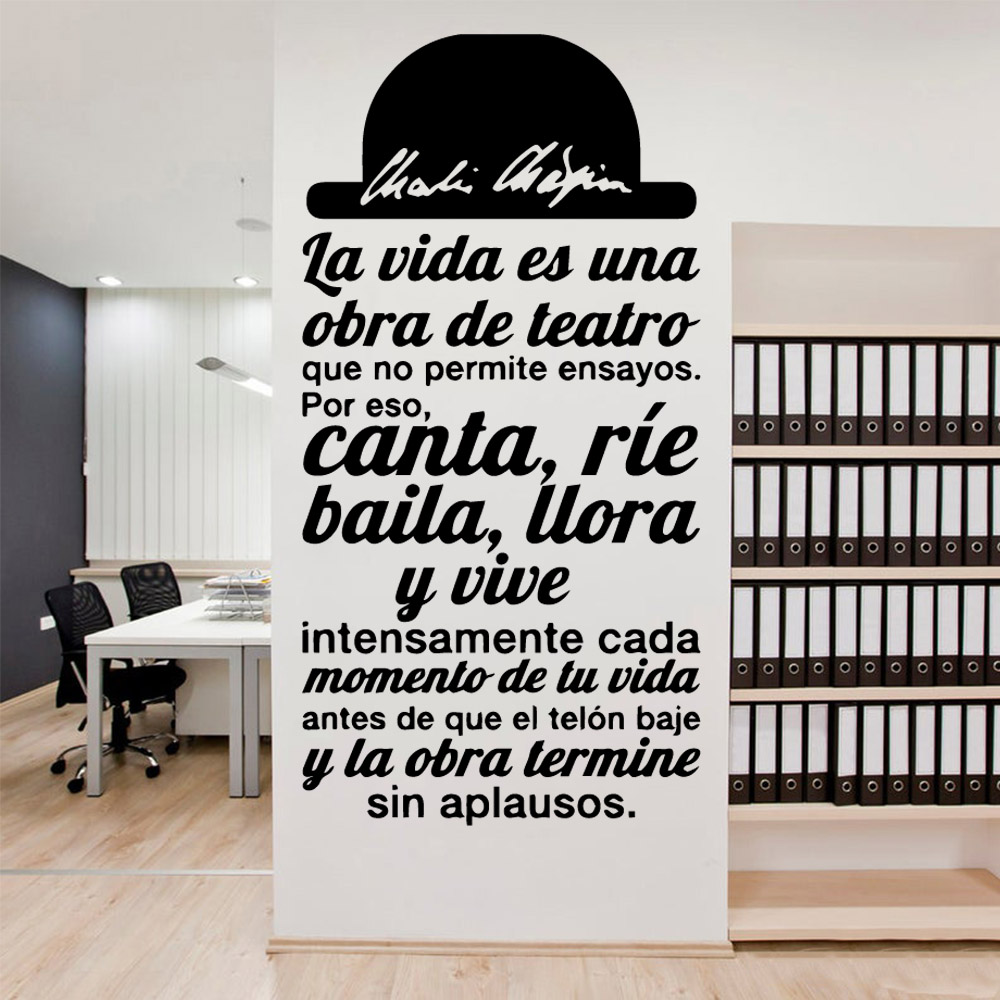 1 peça textos motivacionais es - Home Office Wallpaper avaliação e preço