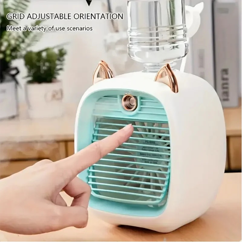 Ventilador portátil mini ar co - Usb Desk Fan avaliação e preço