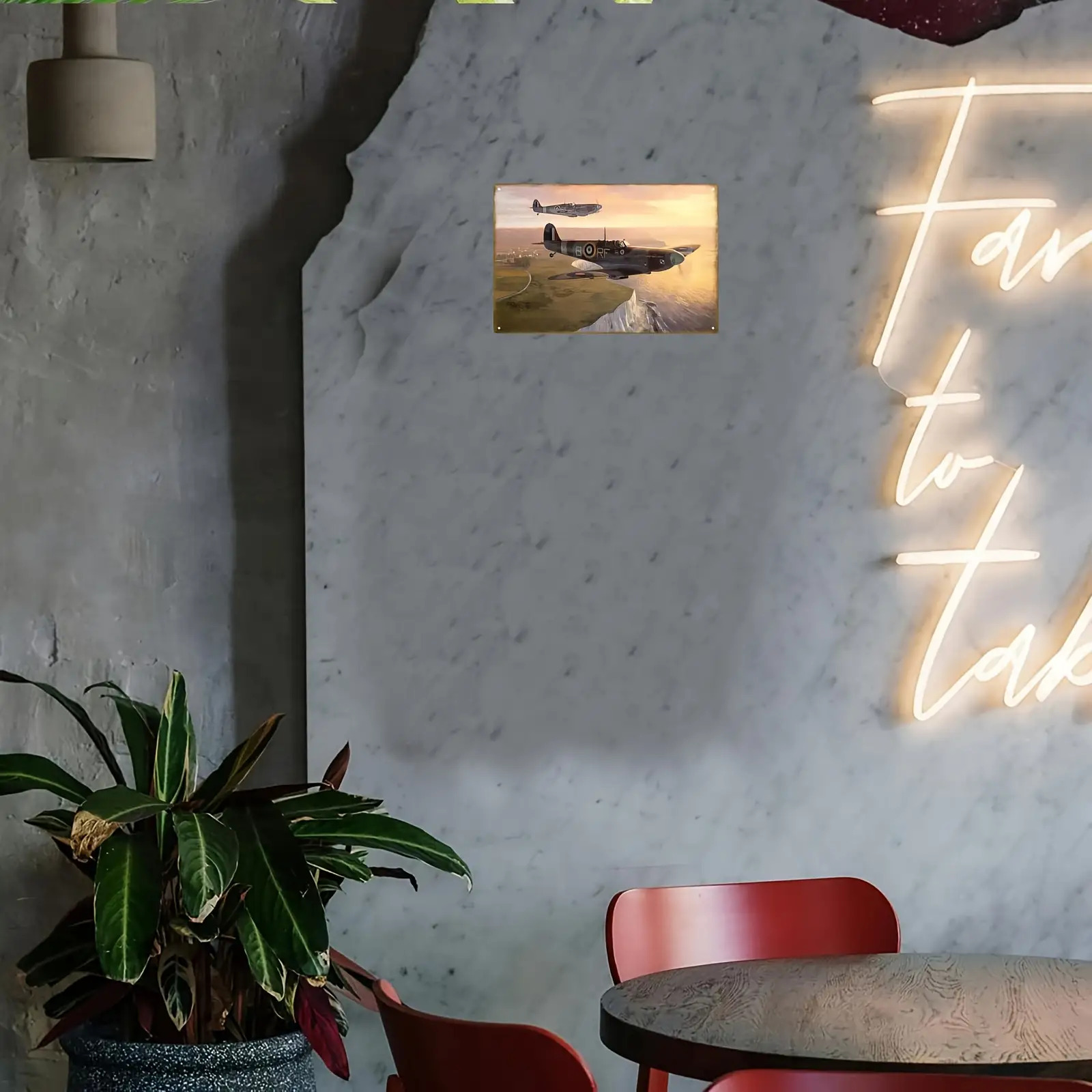 CIFBUY Arte de Parede Vintage  - Home Office British avaliação e preço